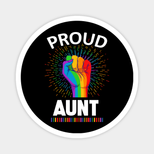 Proud Aunt Gay Lgbt Magnet